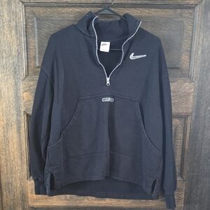 Nike Black Quarter-Zip Sweatshirt